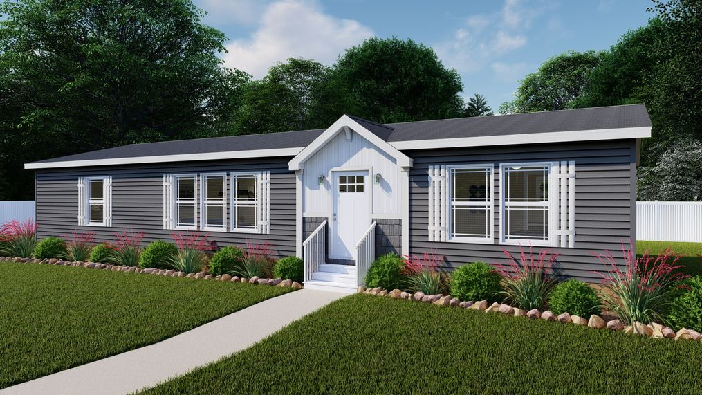 The CLASSIC 60B Exterior. This Manufactured Mobile Home features 3 bedrooms and 2 baths.