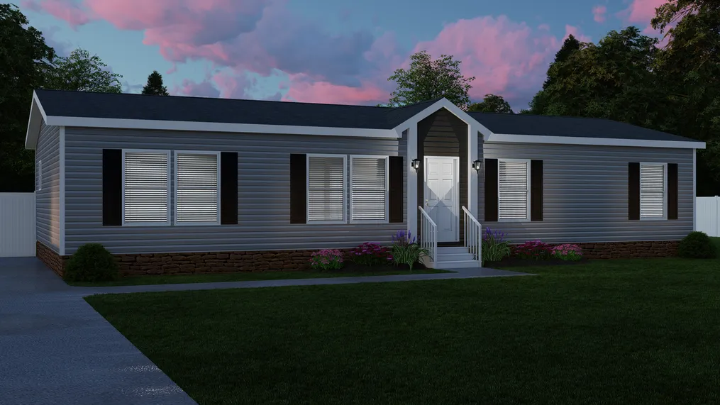 The THE ANNIVERSARY 2.1 Exterior. This Manufactured Mobile Home features 3 bedrooms and 2 baths.