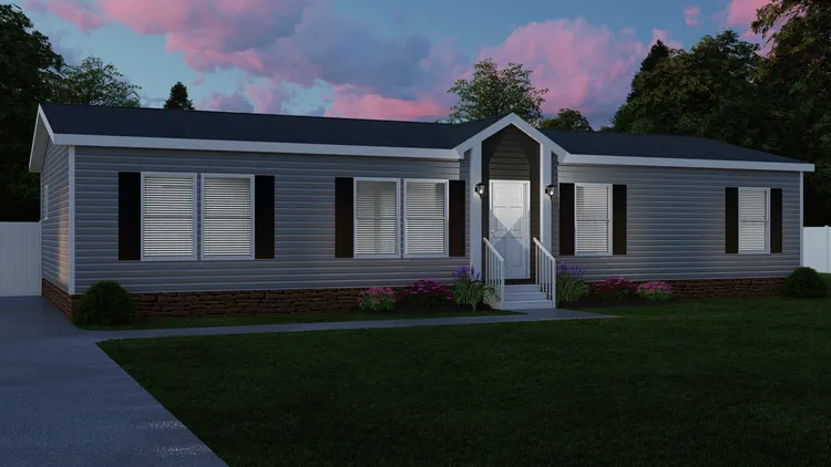 The THE ANNIVERSARY 2.1 Exterior. This Manufactured Mobile Home features 3 bedrooms and 2 baths.