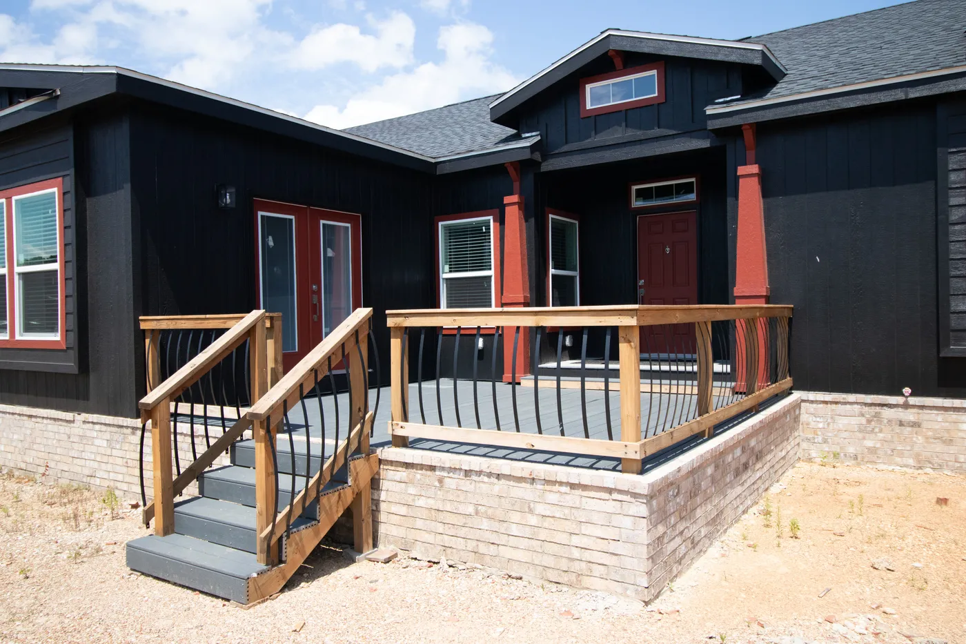 The K4568A Exterior. This Manufactured Mobile Home features 4 bedrooms and 3 baths.