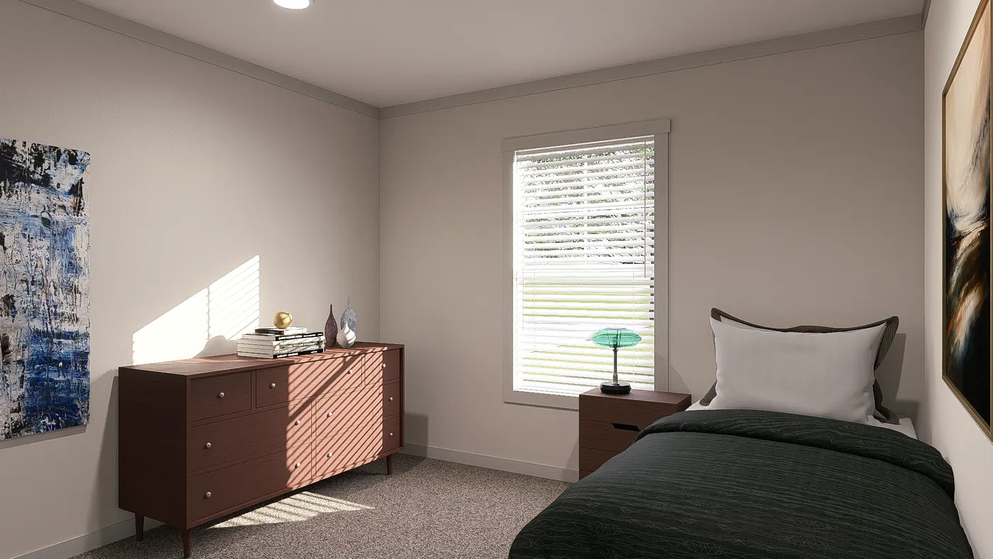 The FARM 3 FLEX DEN Exterior. This Manufactured Mobile Home features 3 bedrooms and 2 baths.