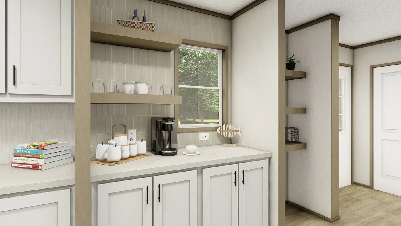 The SUMMIT Exterior. This Manufactured Mobile Home features 4 bedrooms and 3 baths.
