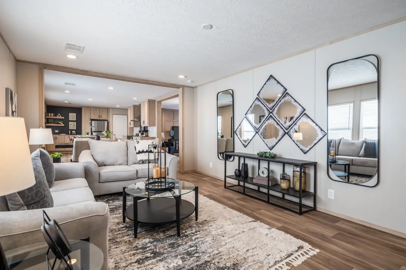 The RAINIER Exterior. This Manufactured Mobile Home features 4 bedrooms and 3 baths.