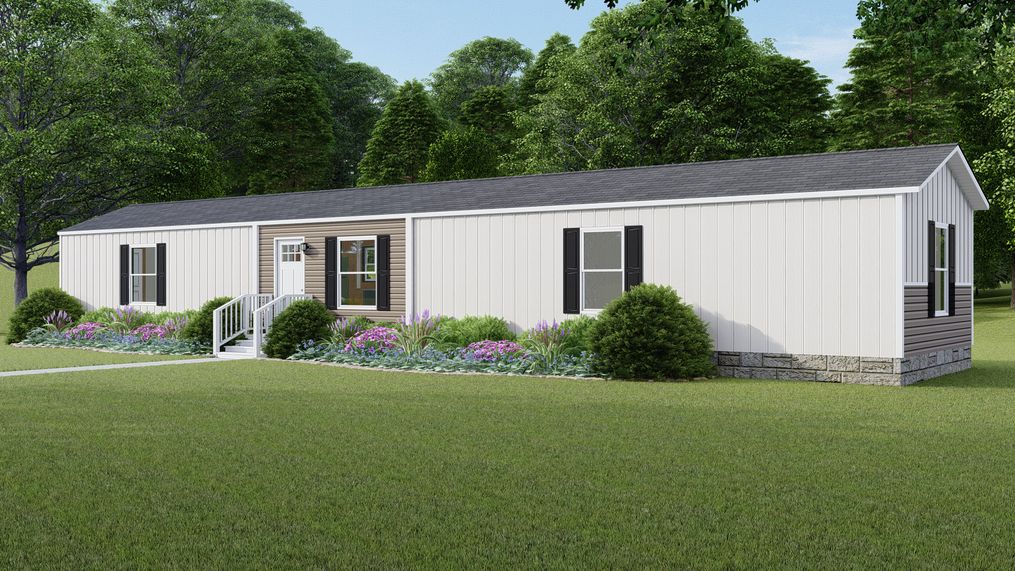 The SYDNEY 8016-1076 Exterior. This Manufactured Mobile Home features 3 bedrooms and 2 baths.