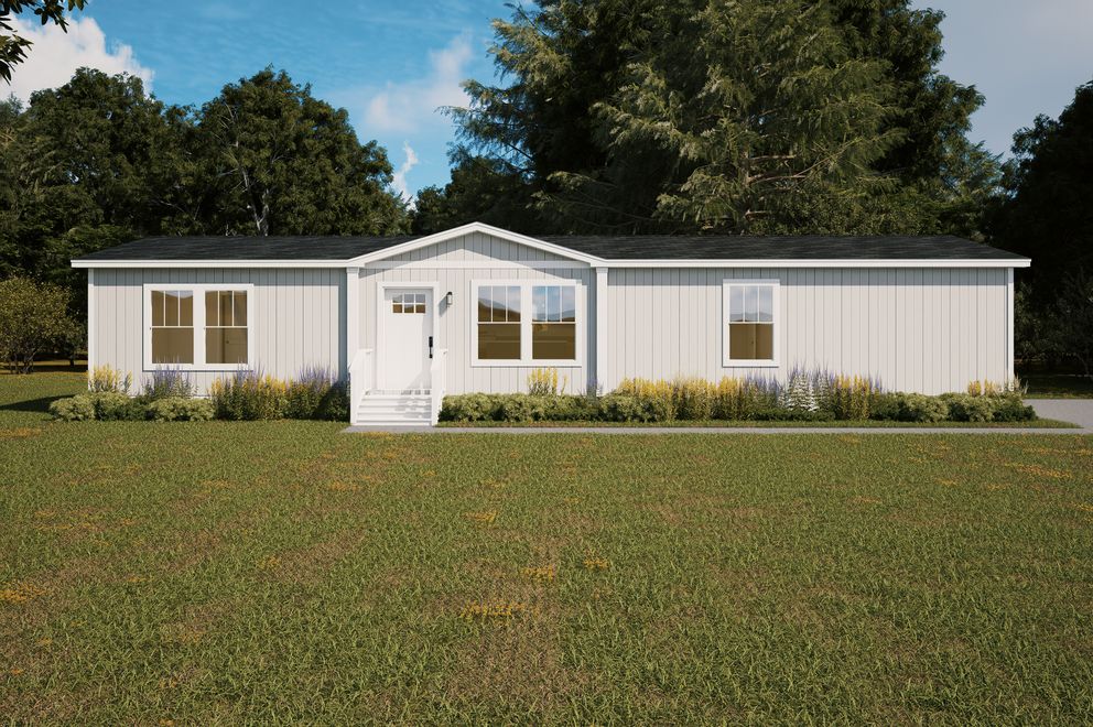 The CADENCE Exterior. This Manufactured Mobile Home features 4 bedrooms and 2 baths.