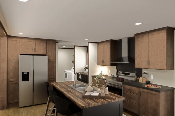 The BOONE Exterior. This Manufactured Mobile Home features 4 bedrooms and 2 baths.