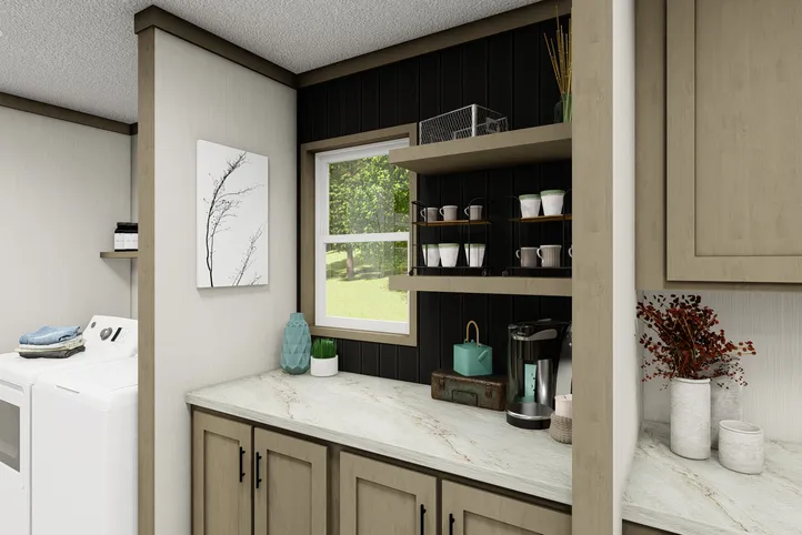 The SYDNEY Exterior. This Manufactured Mobile Home features 3 bedrooms and 2 baths.