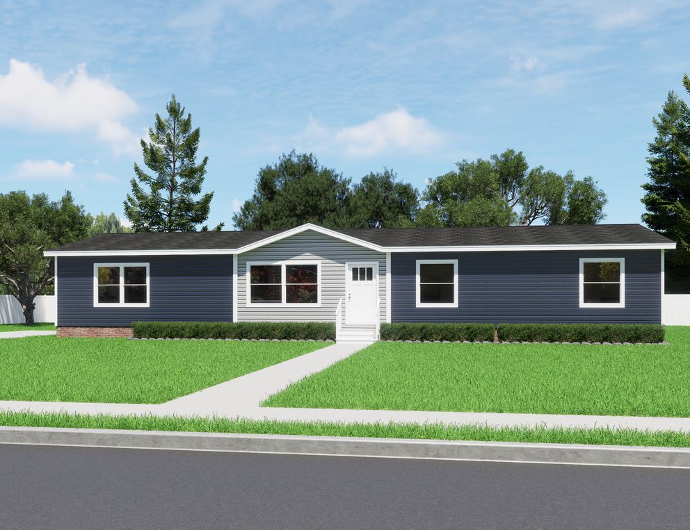 The ULTRA PRO HERCULES 28X68 3BR Exterior. This Manufactured Mobile Home features 3 bedrooms and 2 baths.