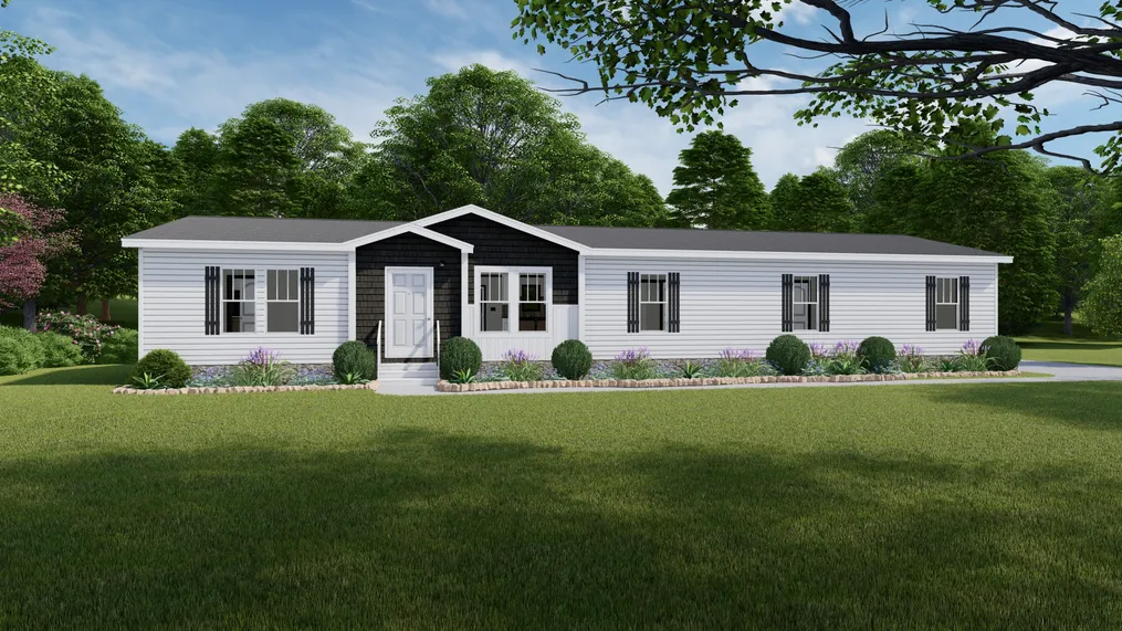 The BOUJEE XL 2 Exterior. This Manufactured Mobile Home features 4 bedrooms and 3 baths.