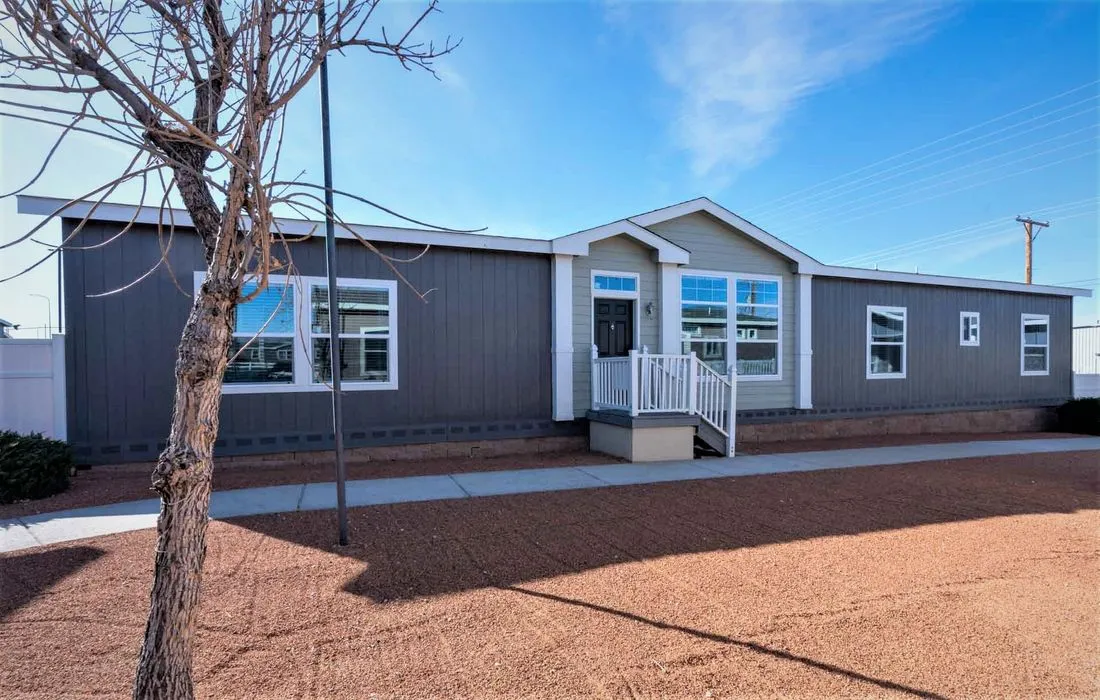 The K2776A Exterior. This Manufactured Mobile Home features 4 bedrooms and 2 baths.
