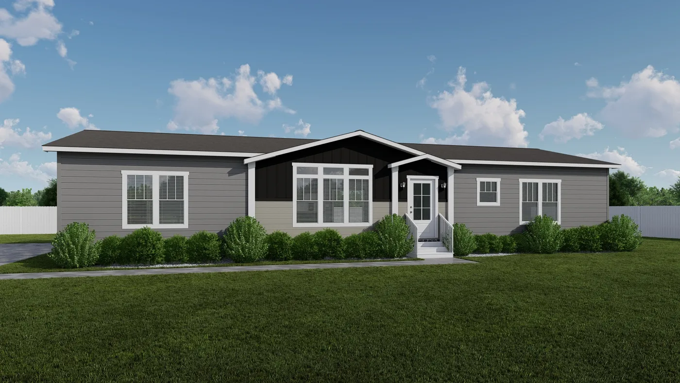 The THE MATTERHORN Exterior. This Manufactured Mobile Home features 3 bedrooms and 2 baths.