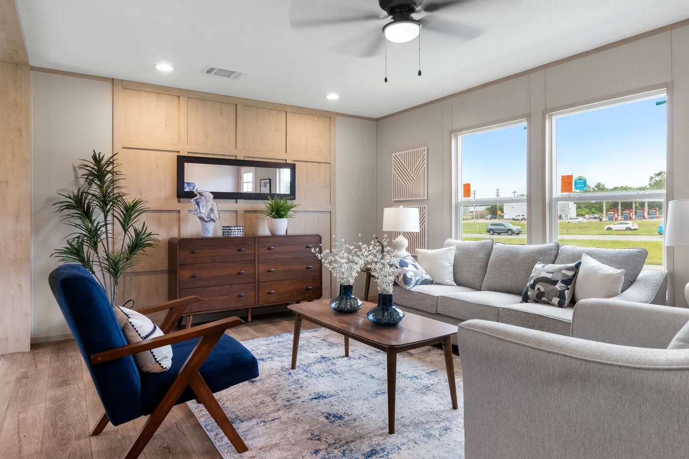 The FIJI Exterior. This Manufactured Mobile Home features 3 bedrooms and 2 baths.