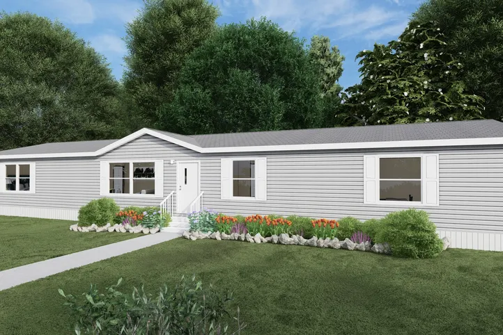 The TRIUMPH Exterior. This Manufactured Mobile Home features 5 bedrooms and 3 baths.
