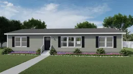 The DISCOVER Exterior with Olive Vinyl. This Manufactured Mobile Home features 3 bedrooms and 2 baths.