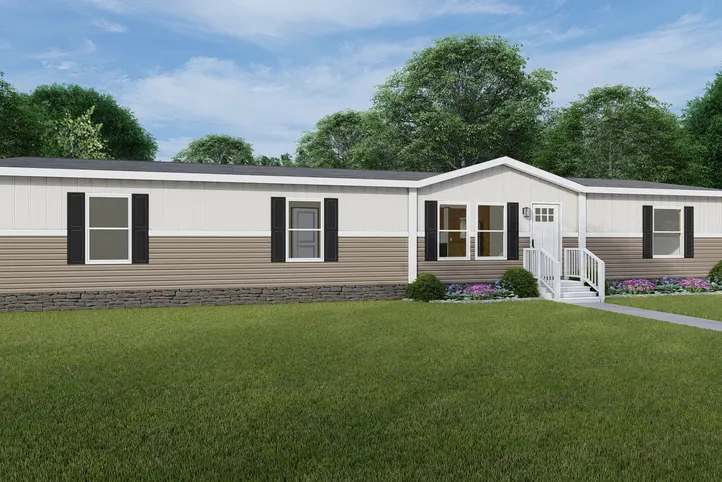 The MOROCCO Exterior. This Manufactured Mobile Home features 4 bedrooms and 2 baths.