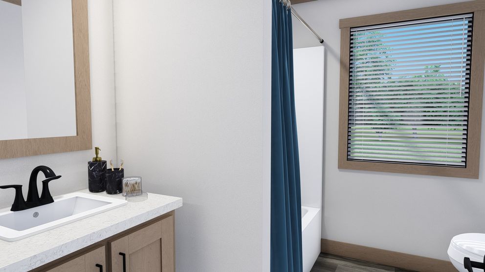 The THE TINSLEY Exterior. This Manufactured Mobile Home features 4 bedrooms and 2 baths.