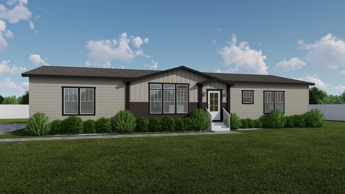 The THE MATTERHORN Exterior. This Manufactured Mobile Home features 3 bedrooms and 2 baths.