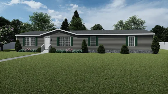 The BIG EASY M001 Exterior. This Manufactured Mobile Home features 4 bedrooms and 2 baths.