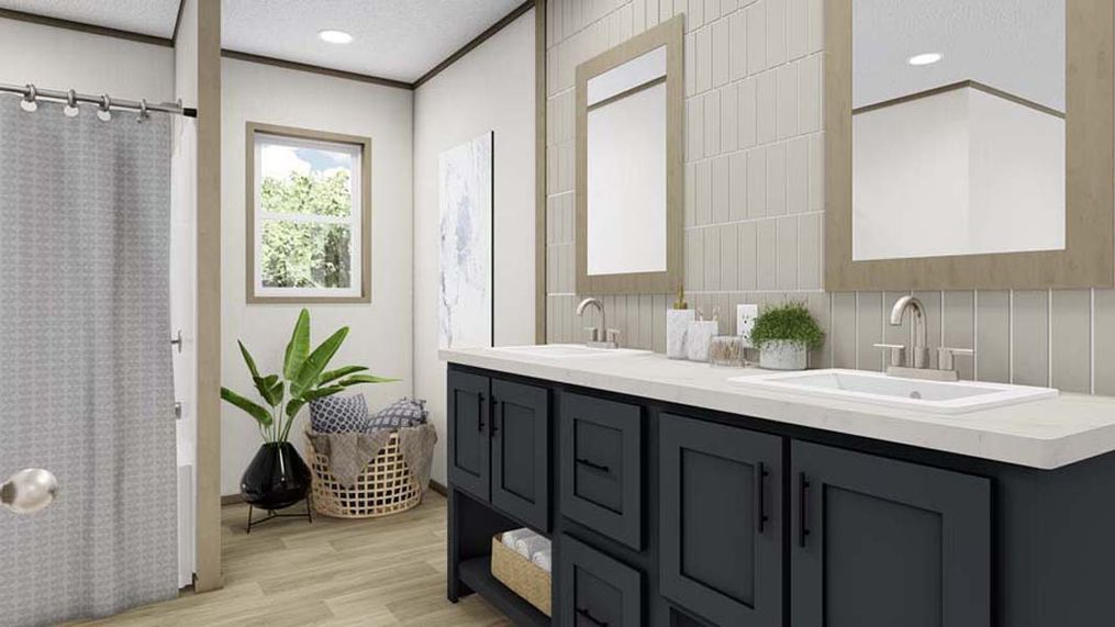 The MOROCCO Exterior. This Manufactured Mobile Home features 4 bedrooms and 2 baths.