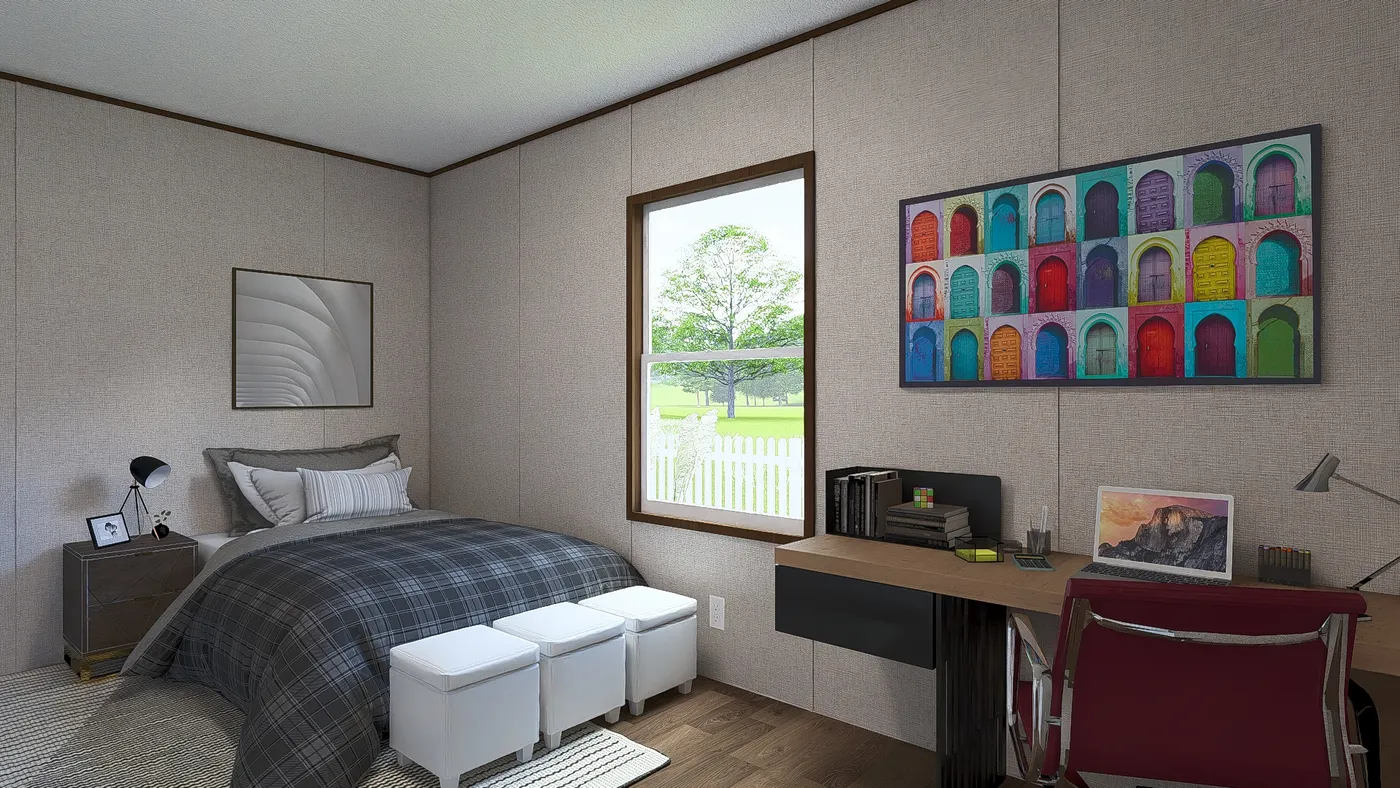 The ASPEN Exterior. This Manufactured Mobile Home features 3 bedrooms and 2 baths.