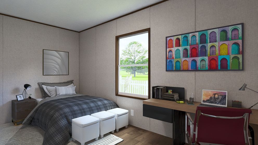 The ASPEN Exterior. This Manufactured Mobile Home features 3 bedrooms and 2 baths.