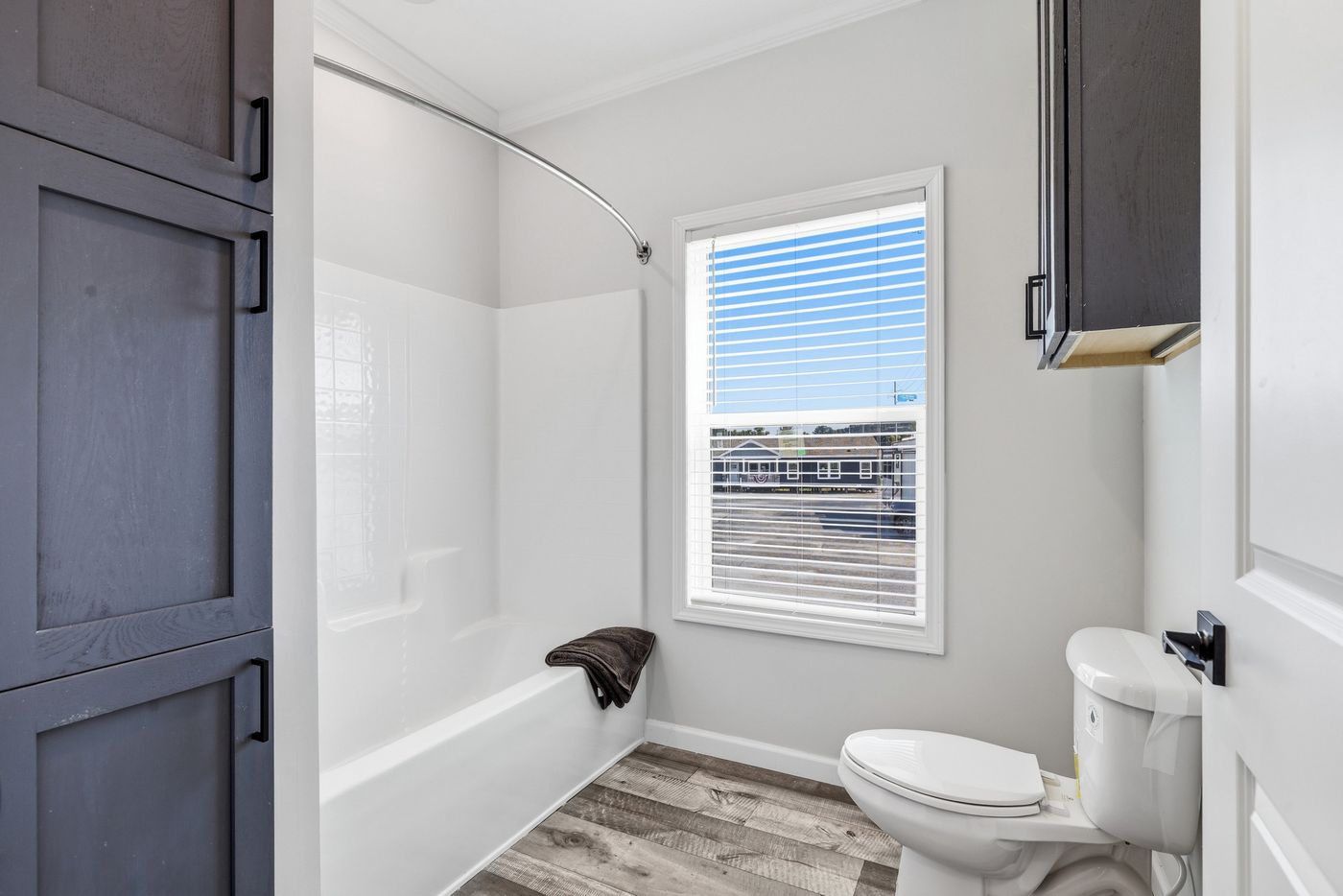 The SUPER 68 ELITE Exterior. This Manufactured Mobile Home features 3 bedrooms and 2 baths.