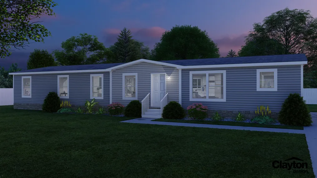 The SWEET BREEZE 72 Exterior. This Manufactured Mobile Home features 4 bedrooms and 2 baths.
