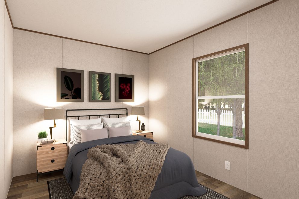 The CYPRESS Exterior. This Manufactured Mobile Home features 4 bedrooms and 2 baths.