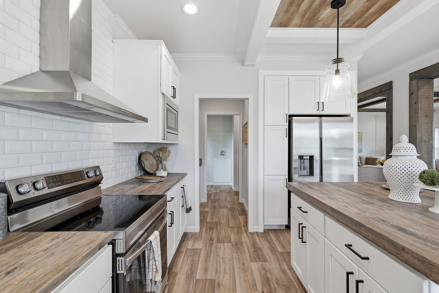 The SOUTHERN CHARM Exterior. This Manufactured Mobile Home features 3 bedrooms and 2 baths.
