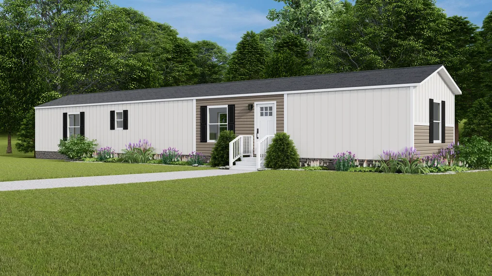 The MARINER Exterior. This Manufactured Mobile Home features 3 bedrooms and 2 baths.