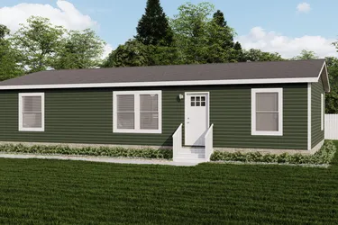 The 4828-E746 THE PULSE Exterior. This Manufactured Mobile Home features 3 bedrooms and 2 baths.
