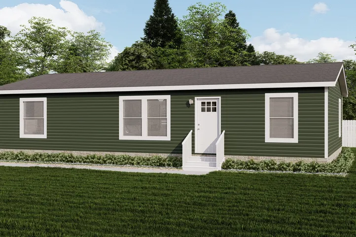 The 4828-E746 THE PULSE Exterior. This Manufactured Mobile Home features 3 bedrooms and 2 baths.