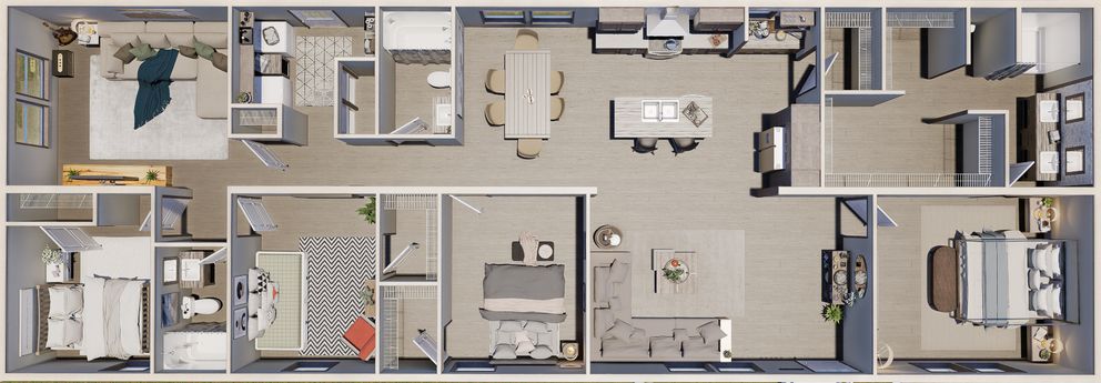 3D floor plan