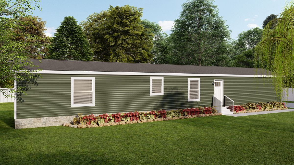 The 7616-4779 THE PULSE Exterior. This Manufactured Mobile Home features 3 bedrooms and 2 baths.