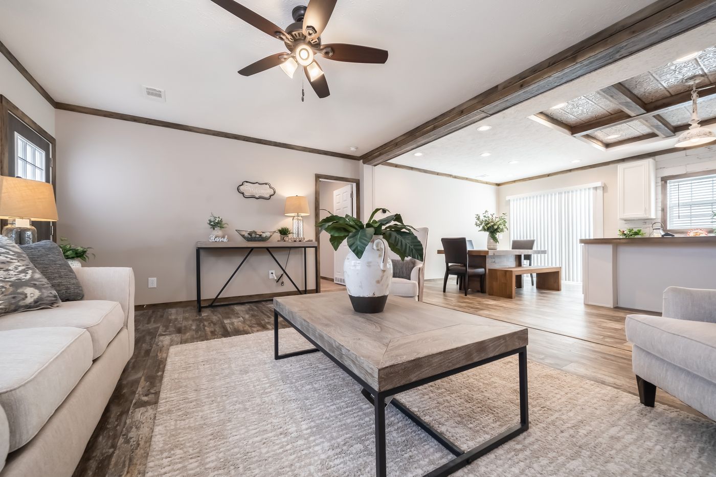 The THE TYRA II Exterior. This Manufactured Mobile Home features 4 bedrooms and 2 baths.