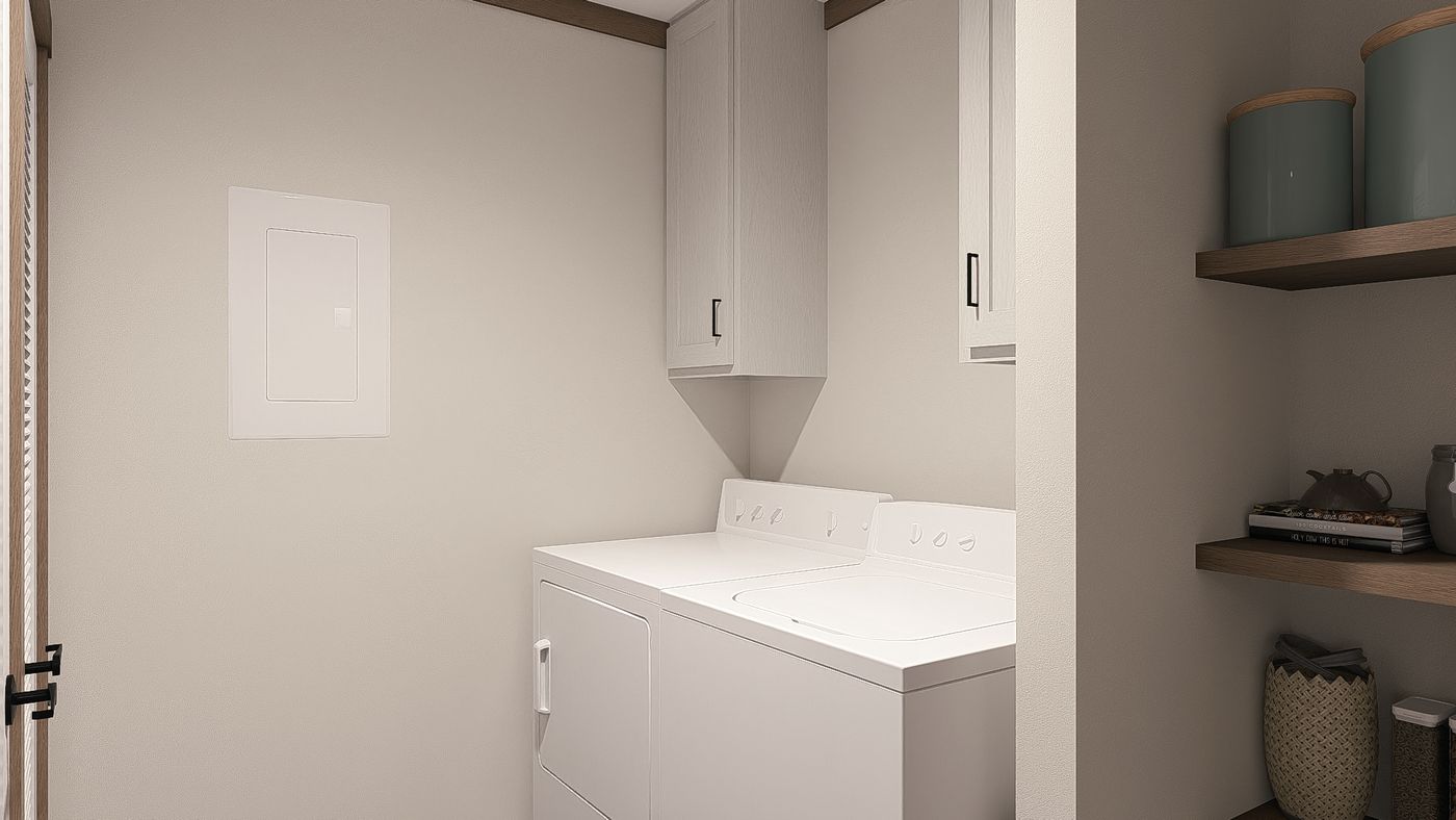 The ISABELLA ELITE Exterior. This Manufactured Mobile Home features 3 bedrooms and 2 baths.