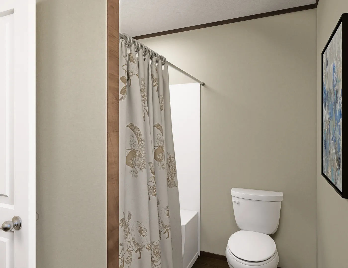 The TUSCANY Exterior. This Manufactured Mobile Home features 2 bedrooms and 2 baths.