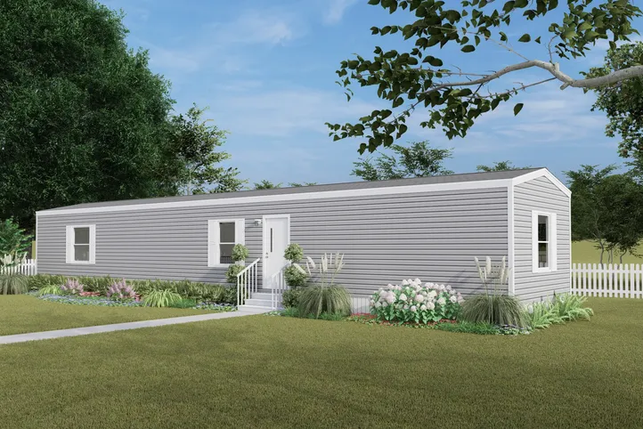 The ELATION Exterior. This Manufactured Mobile Home features 3 bedrooms and 2 baths.
