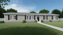 The EMPOWER Exterior with Olive Vinyl. This Manufactured Mobile Home features 4 bedrooms and 2 baths.