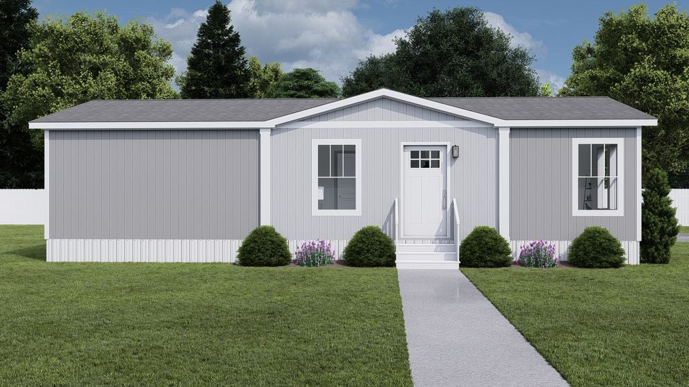 The RISING SUN Exterior. This Manufactured Mobile Home features 2 bedrooms and 2 baths.