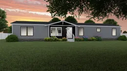 The EL SUENO BREEZE Exterior. This Manufactured Mobile Home features 4 bedrooms and 2 baths.