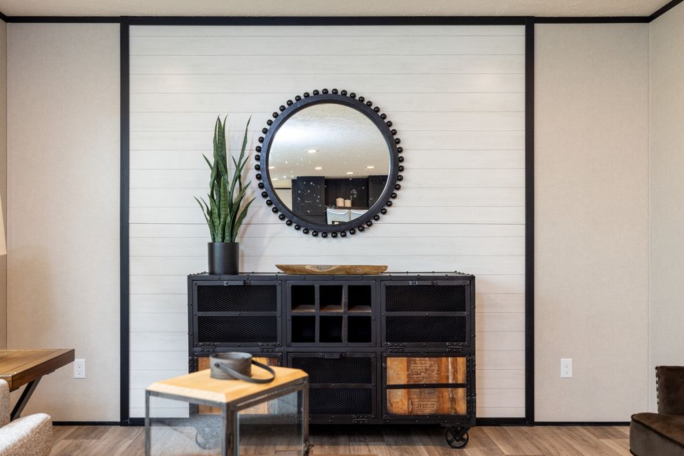 The PLATINUM ANNIVERSARY Exterior. This Manufactured Mobile Home features 3 bedrooms and 2 baths.