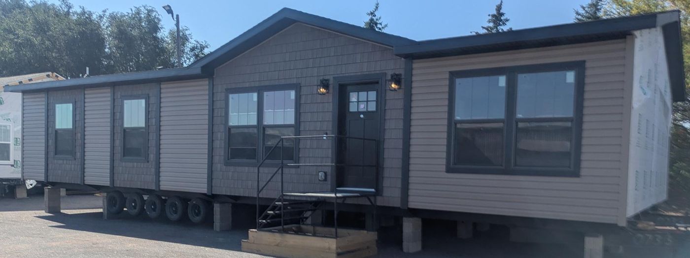 The LEGEND 78 MOD Exterior. This Modular Home features 3 bedrooms and 2 baths.