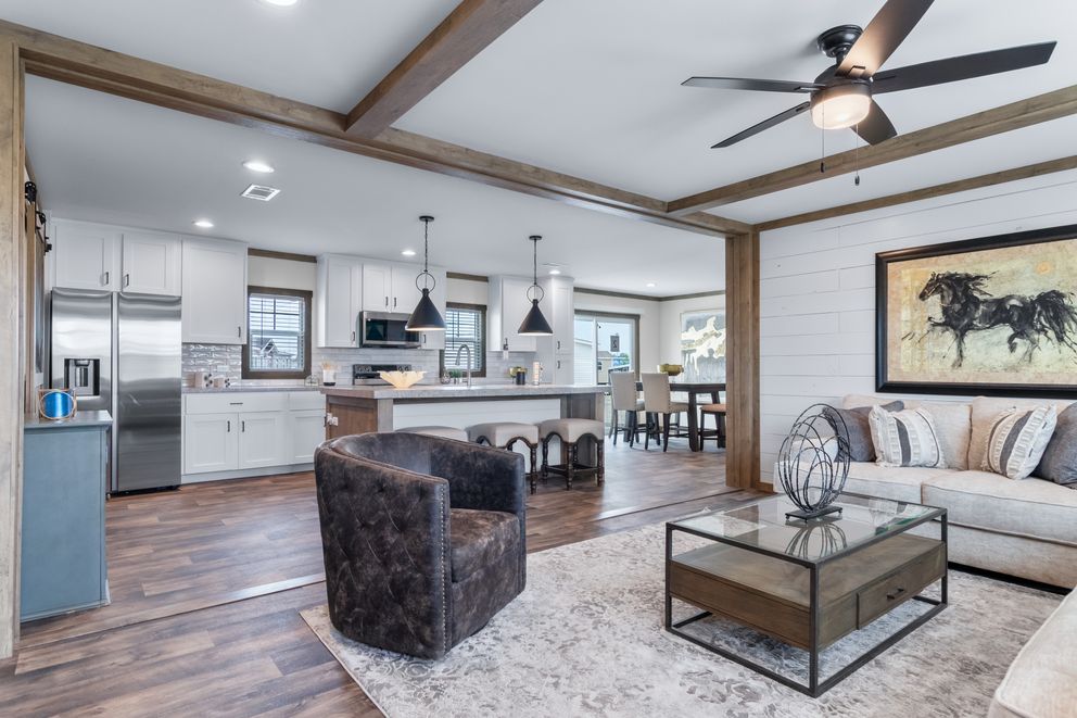 The ISABELLA Exterior. This Manufactured Mobile Home features 3 bedrooms and 2 baths.