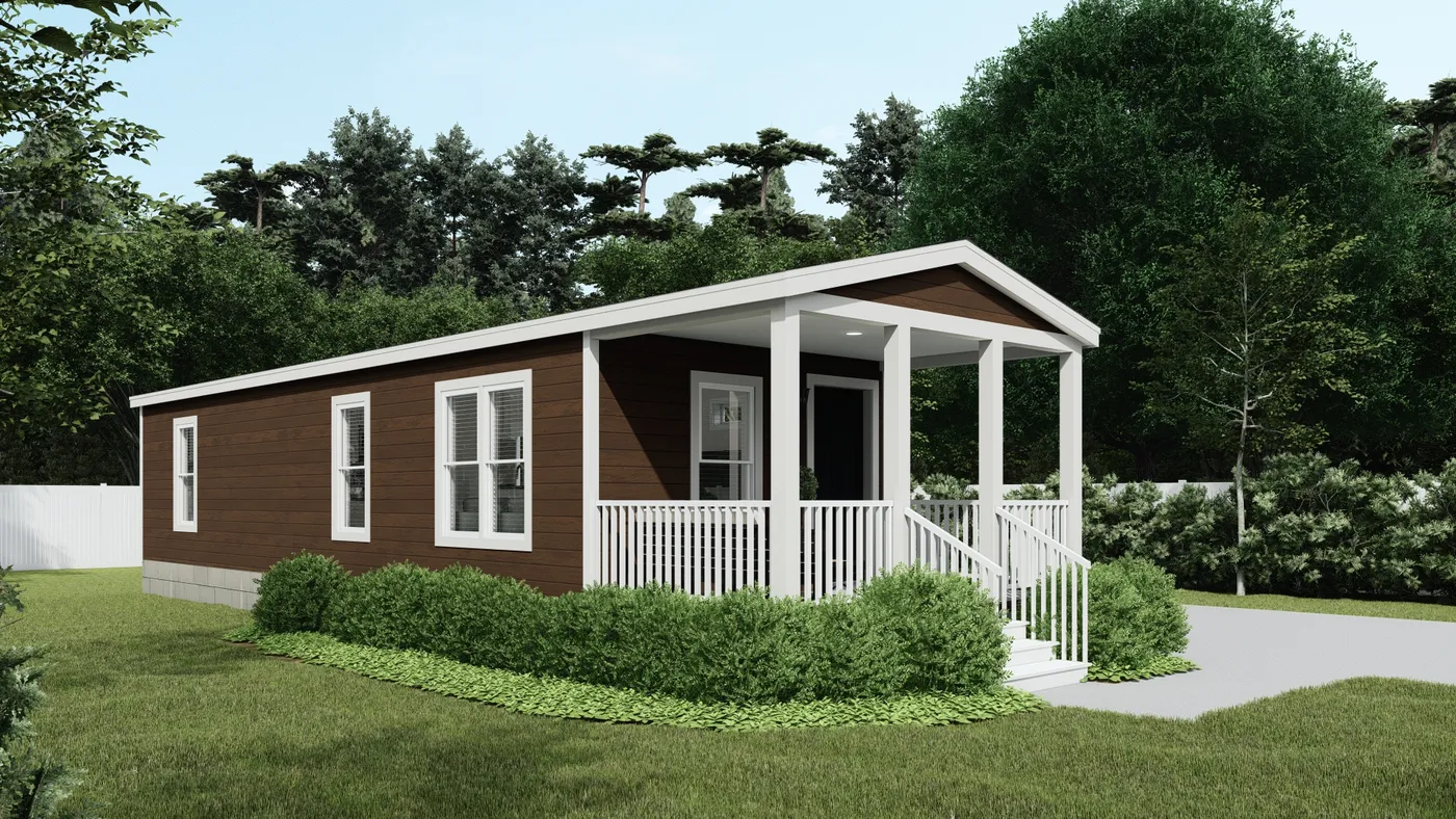 The DRM401M 40'              DREAM Exterior. This Manufactured Mobile Home features 1 bedroom and 1 bath.