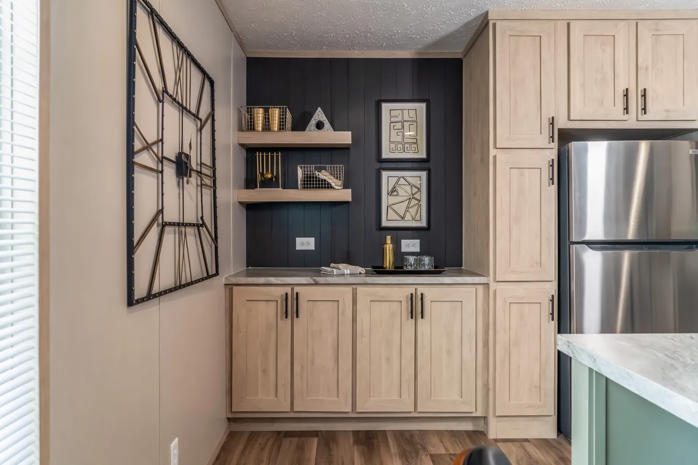 The RAINIER Exterior. This Manufactured Mobile Home features 4 bedrooms and 3 baths.