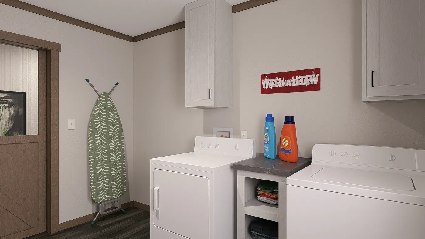 The EVERETT ELITE Exterior. This Manufactured Mobile Home features 4 bedrooms and 3 baths.