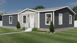 The UNDER PRESSURE Exterior. This Manufactured Mobile Home features 3 bedrooms and 2 baths.
