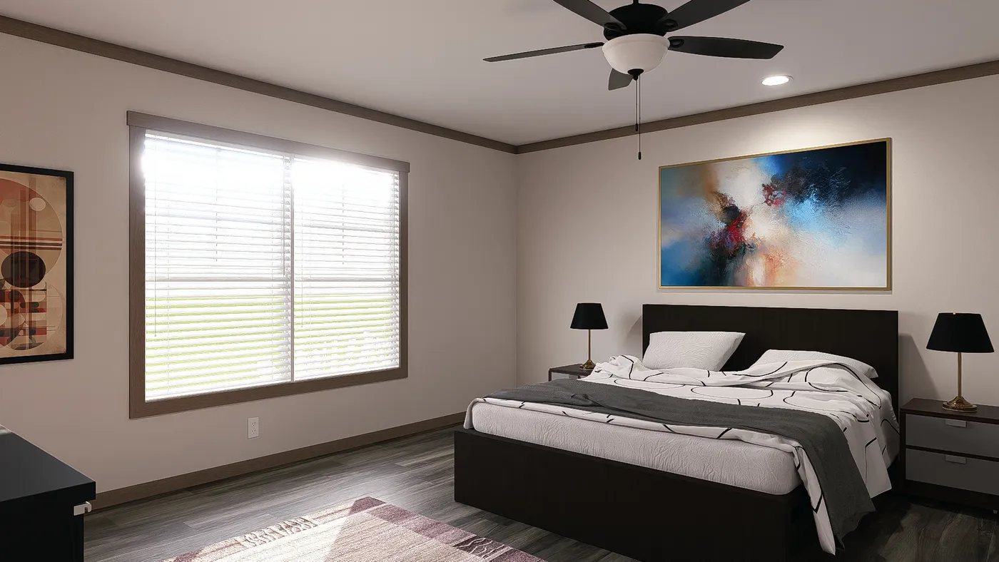 The FARM 3 FLEX ELITE Exterior. This Manufactured Mobile Home features 3 bedrooms and 2 baths.