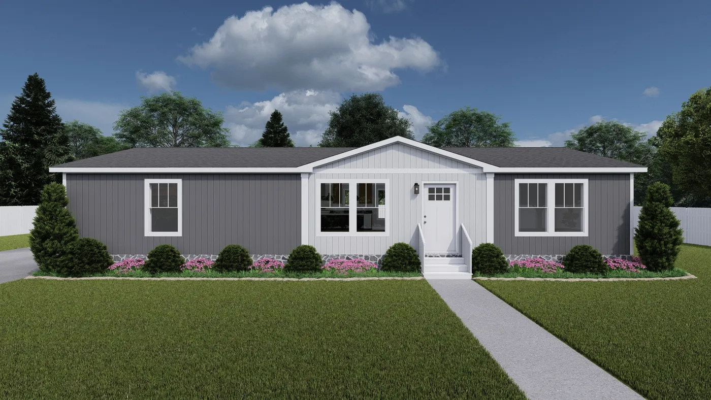 The LIMELIGHT Exterior. This Manufactured Mobile Home features 3 bedrooms and 2 baths.